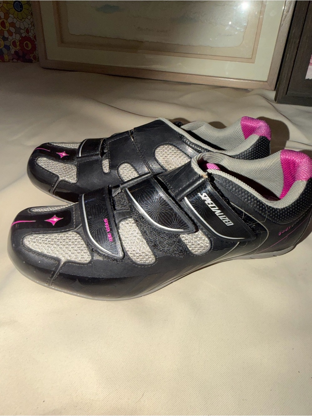 Specialized Women's Black & Pink Road Cycling Shoes